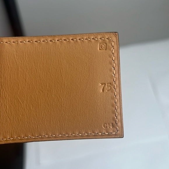 Hermes Sz 75 Red Calfskin COLLIER DE CHIEN Belt GM - Picture 10 of 14